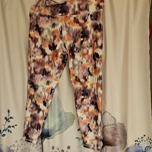 Marika Purple and Orange Leggings Like New Worn Once